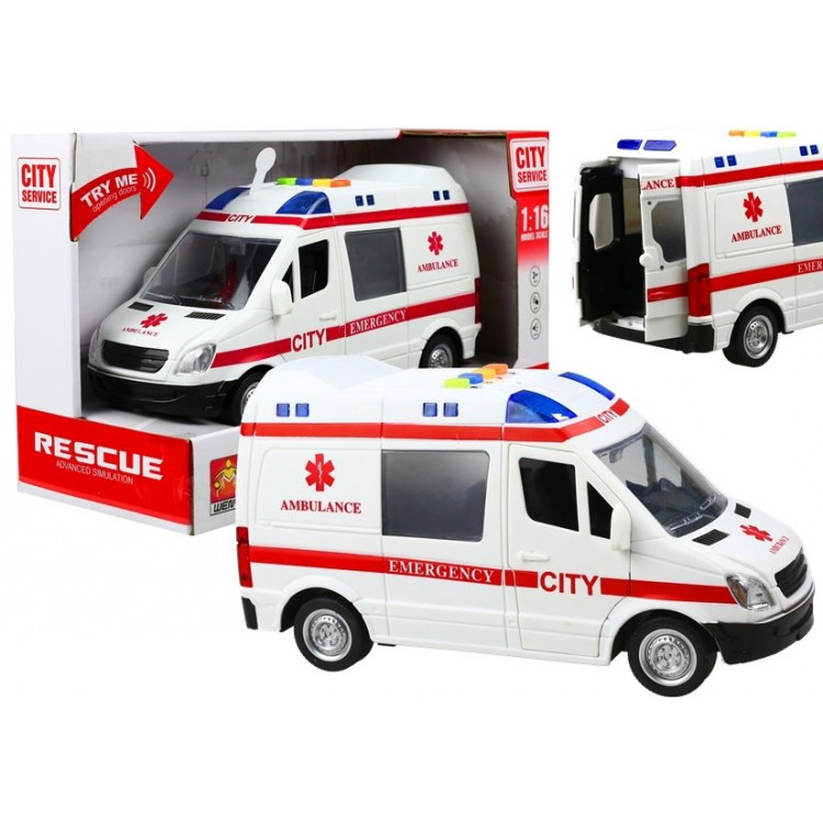Sanitka so zvukovými a svetelnými efektmi Sanitka so zvukovými a svetelnými efektmi